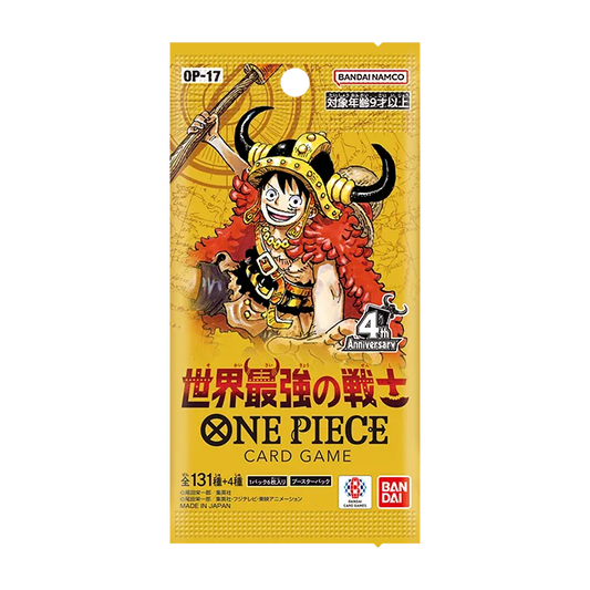 The World's Strongest Warriors OP-17 Booster pack